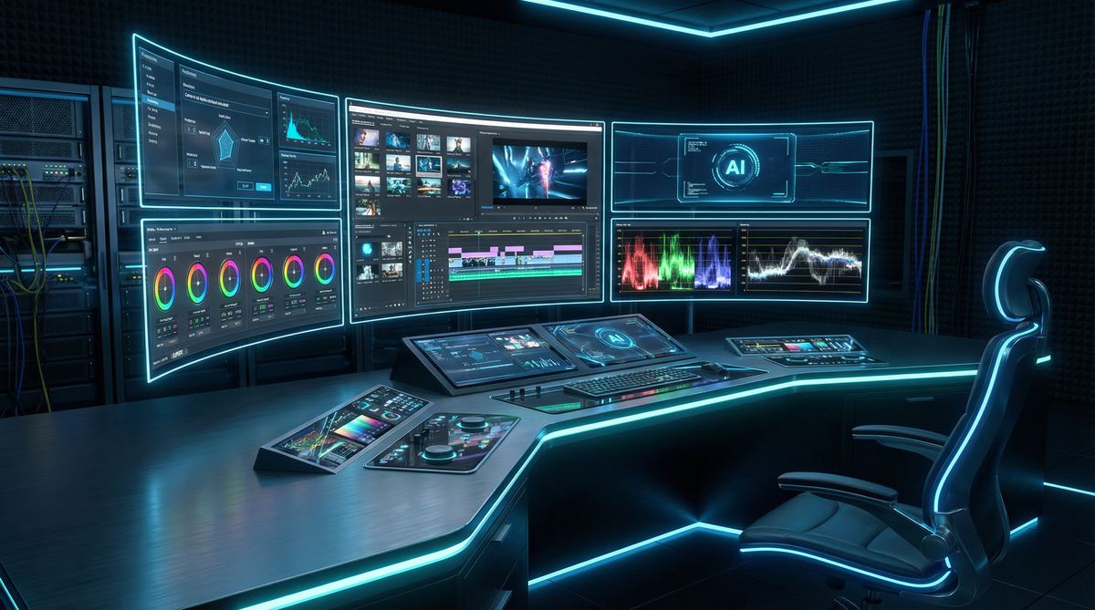 午夜大片 AI修图与视频剪辑